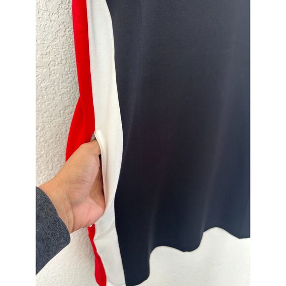 SPANX Colorblock Mini T-Shirt Dress Black White Red Size XL - Picture 5 of 9